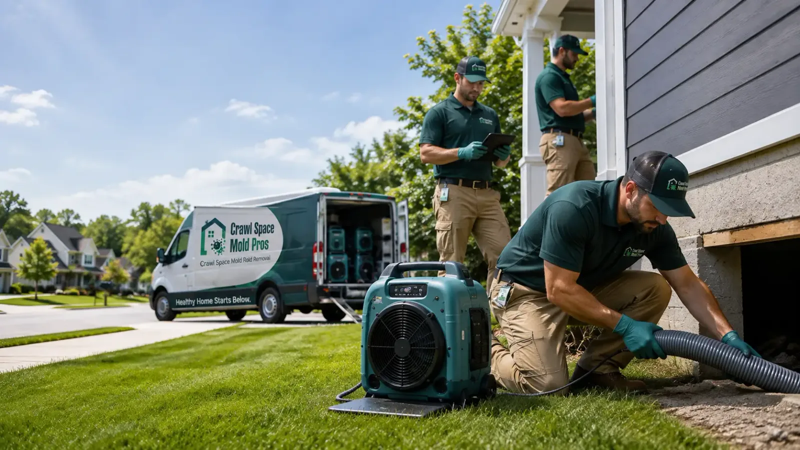 Crawl Space Mold Removal in Draper, VA